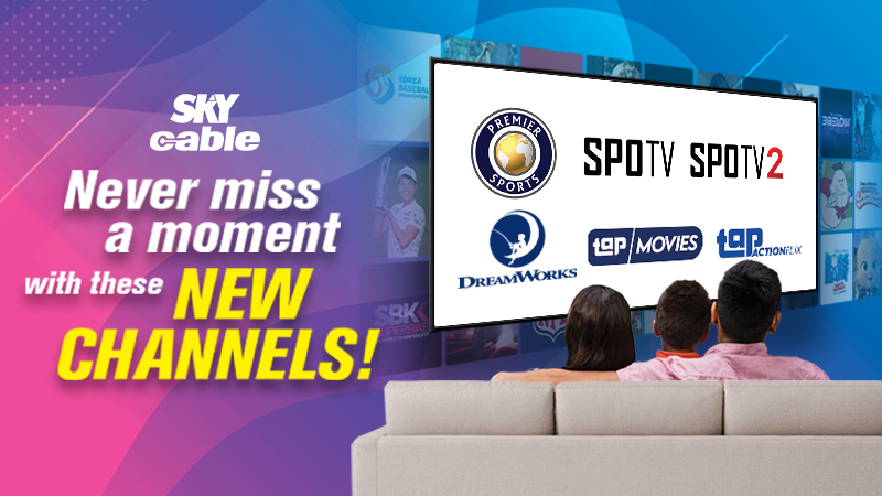 SKYCABLE NEW CHANNELS